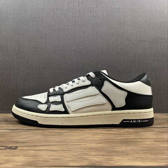 AMIRI Skeleton White And Black Unisex Sneakers - Picture 1 of 14